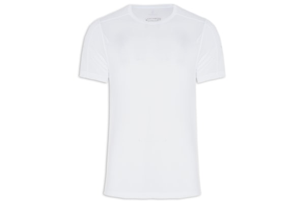 Camiseta Masculina Am Basic Run - Branca