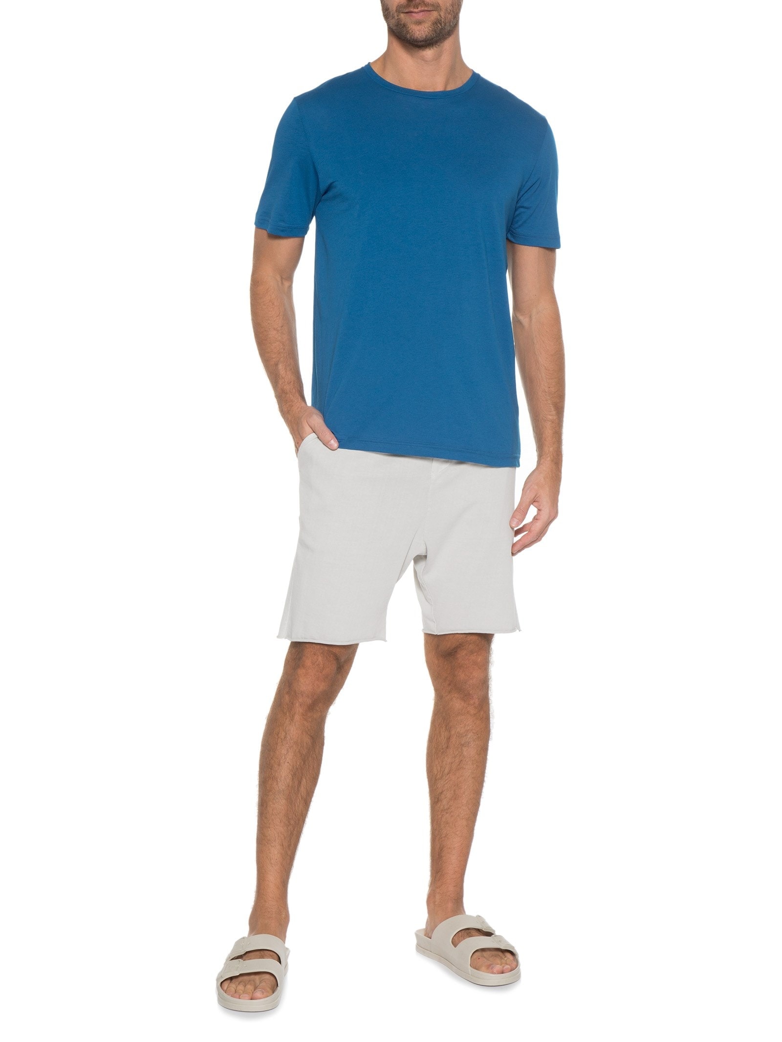 Camiseta Masculina Am Sport Pima Azul Lupo