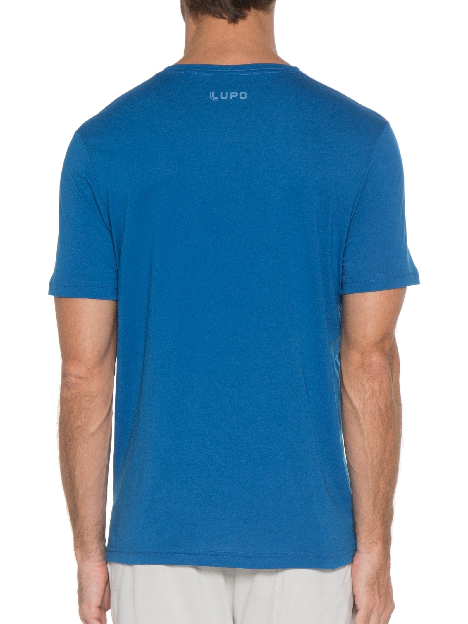 Camiseta Masculina Am Sport Pima Azul Lupo