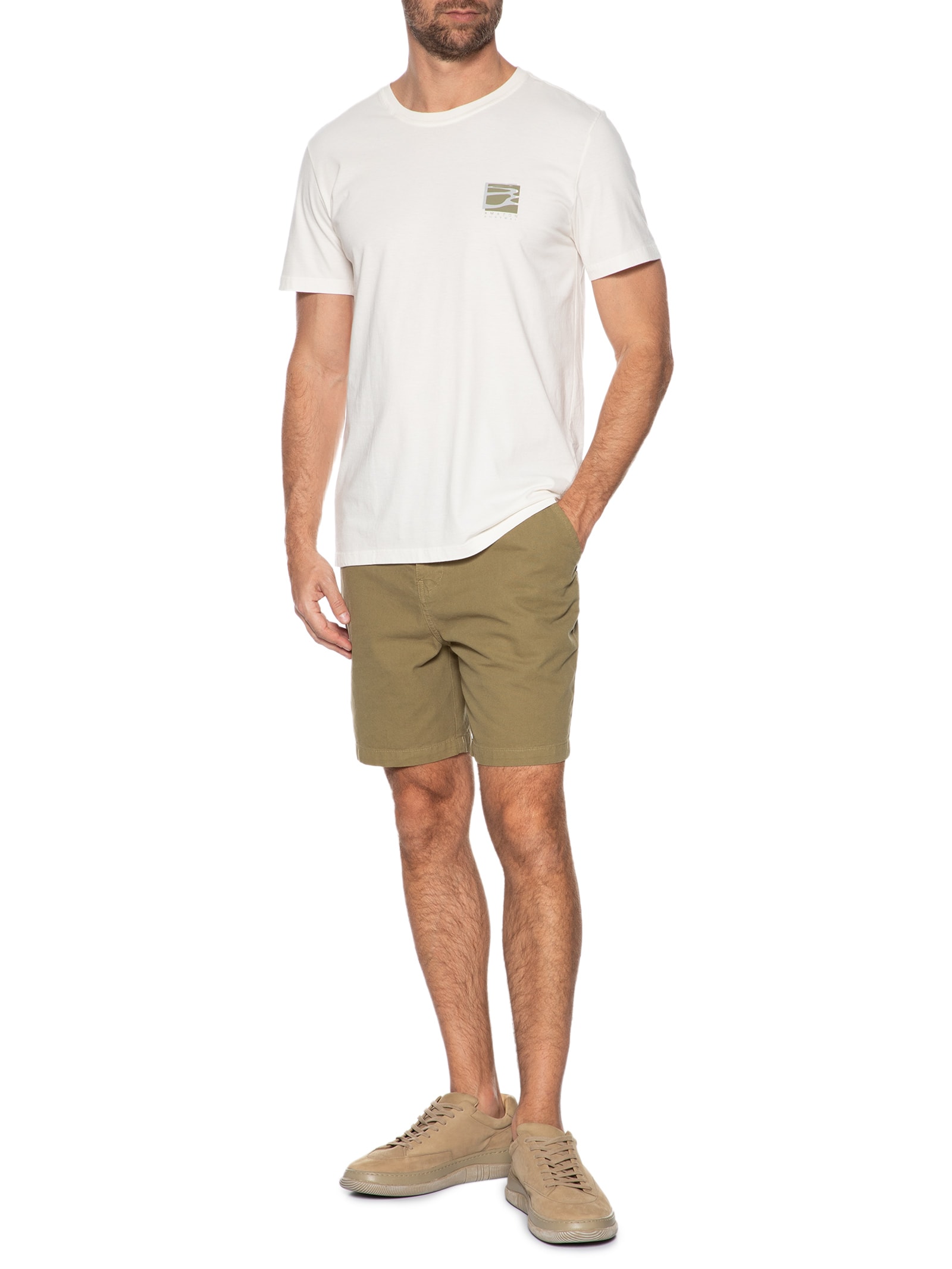 Camiseta Masculina Amazon Branco Austral