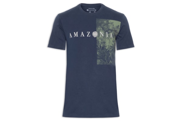 Camiseta Masculina Amazon Focus - Azul