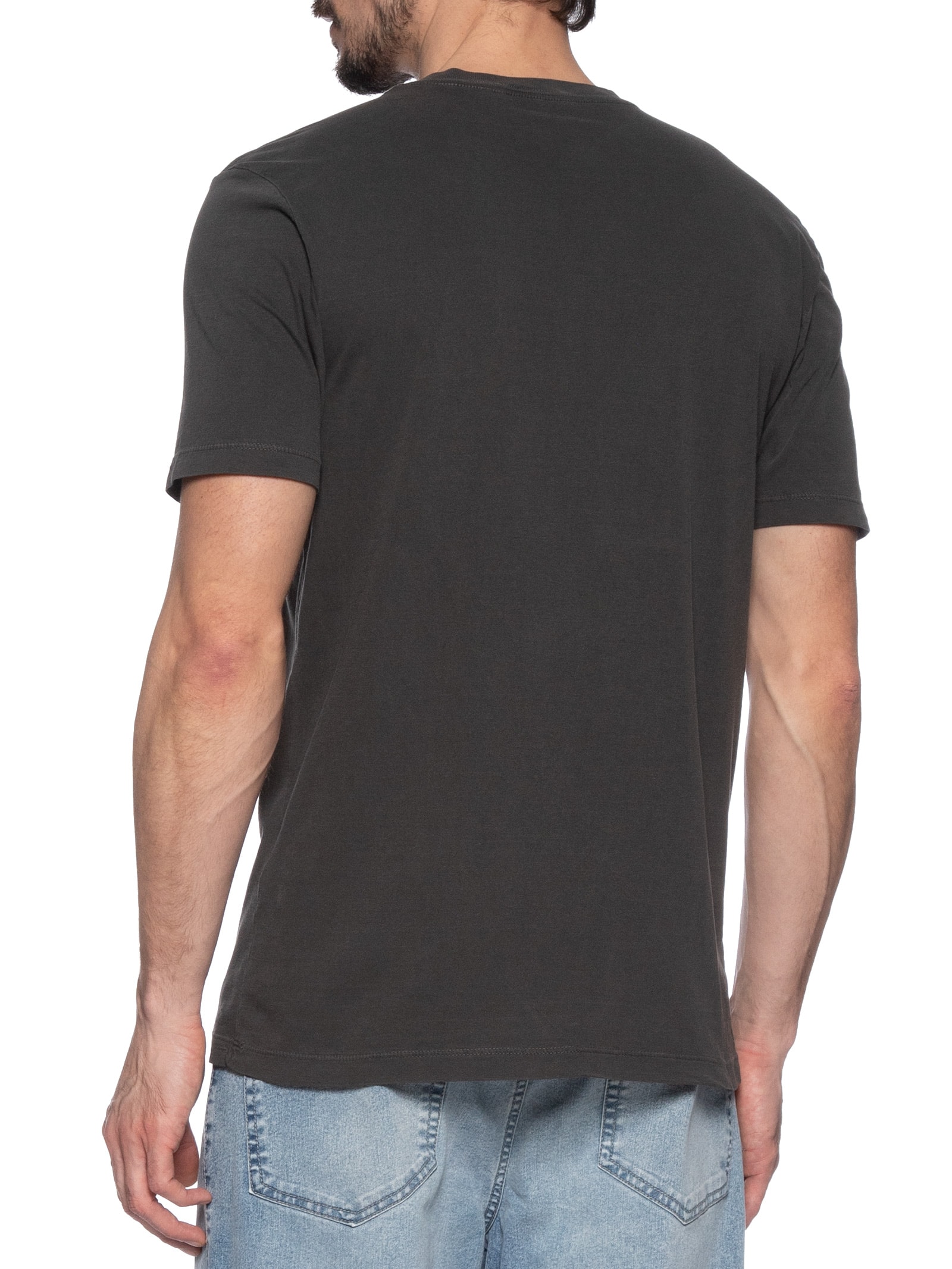 Camiseta Masculina Aqua Base Preto John John