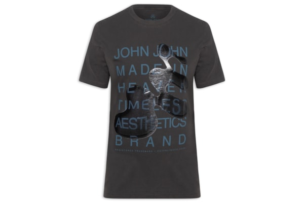Camiseta Masculina Aqua Base - Preto