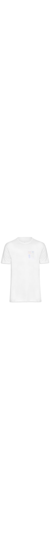 Camiseta Masculina Aquarela - Branco