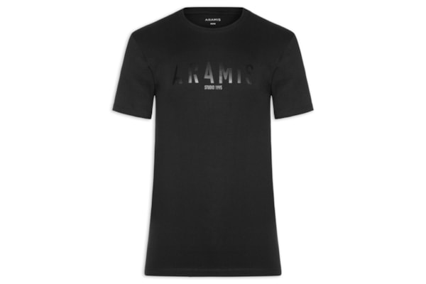 Camiseta Masculina Aramis Geométrico - Preto