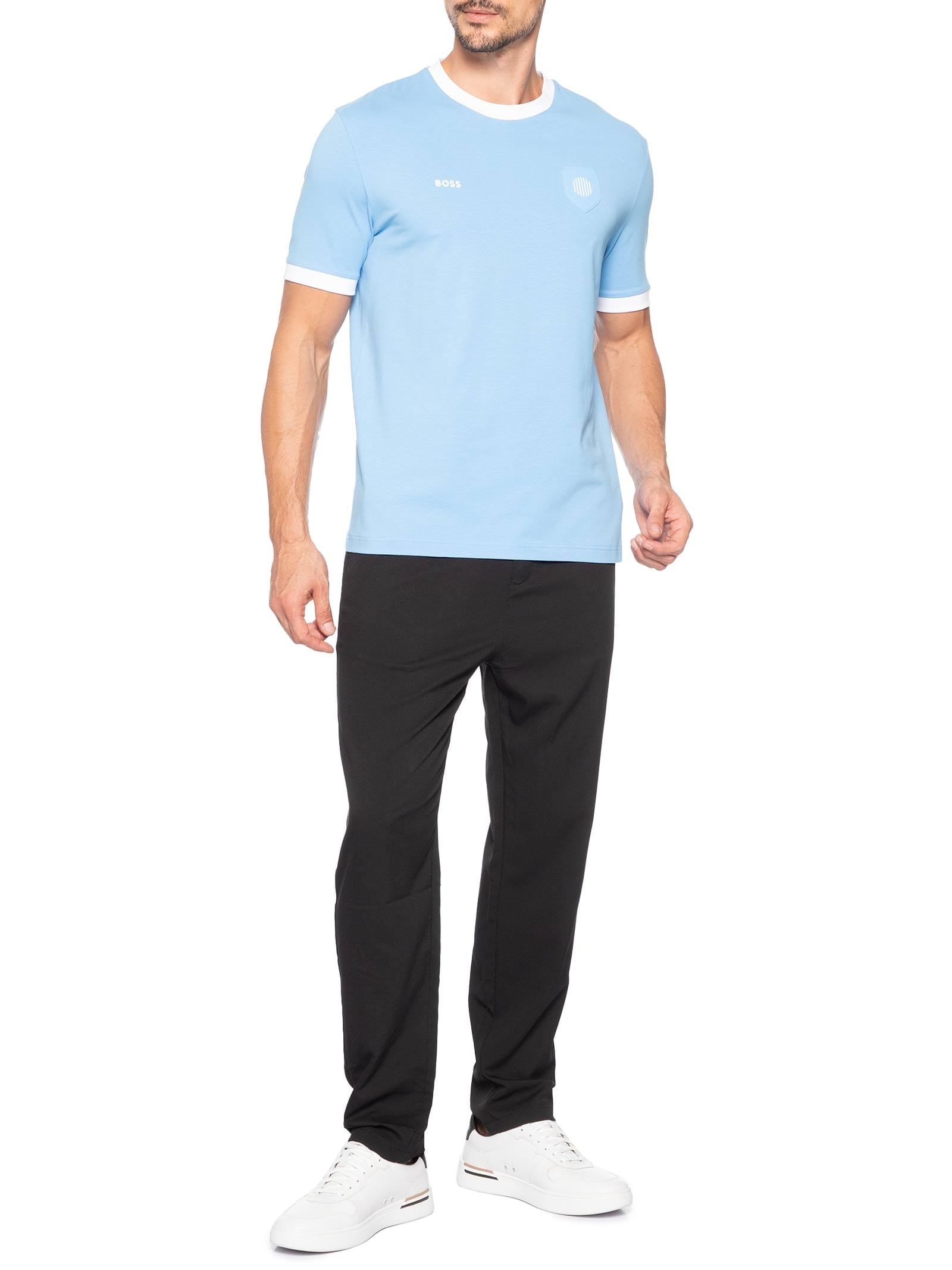 Camiseta Masculina Argentina Copa Lux Tee Azul Boss