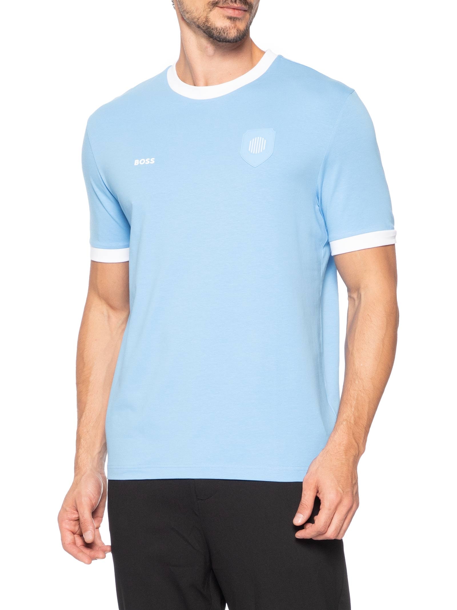 Camiseta Masculina Argentina Copa Lux Tee Azul Boss