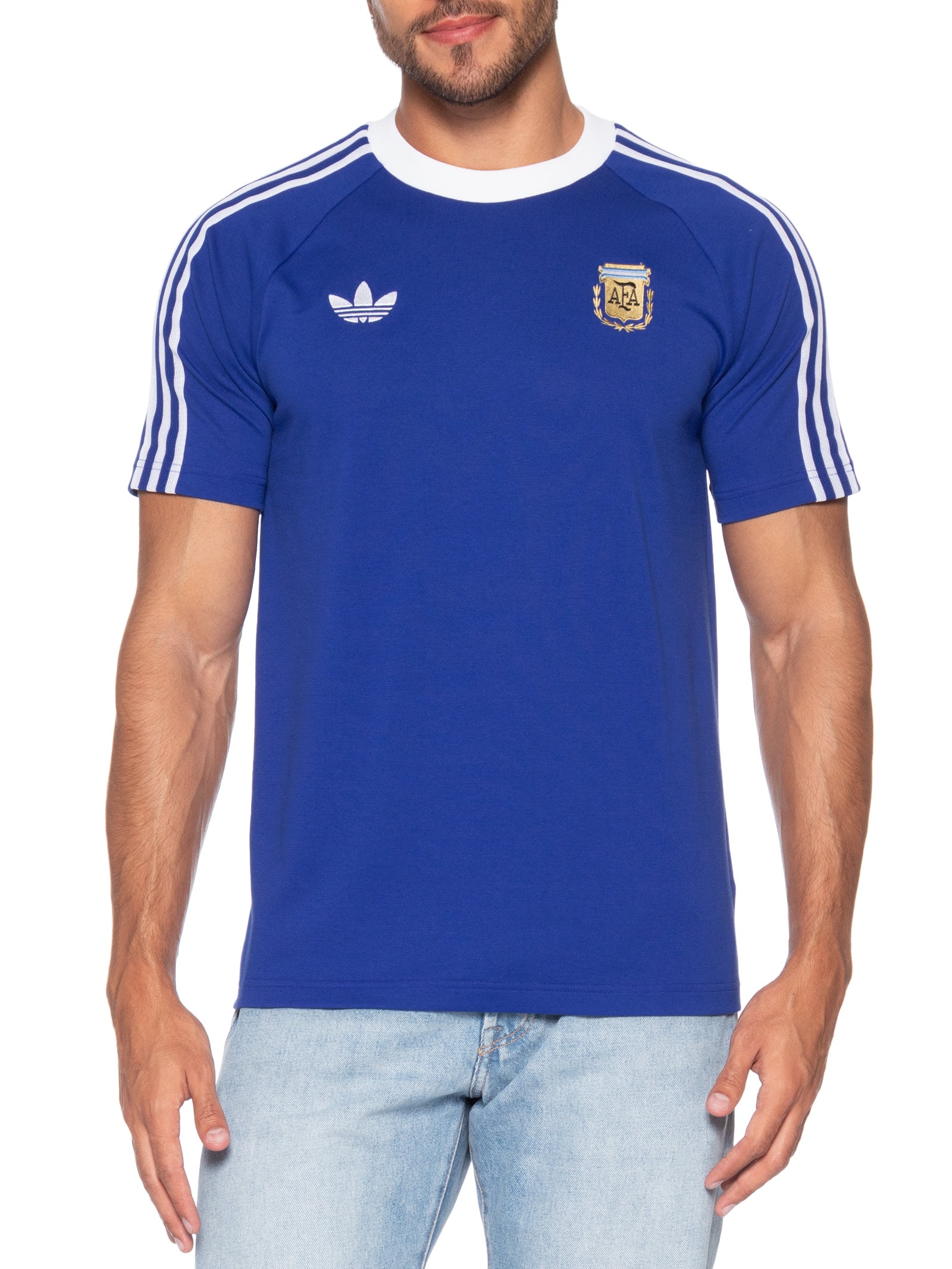 Camiseta Masculina Argentina – Azul Adidas Originals