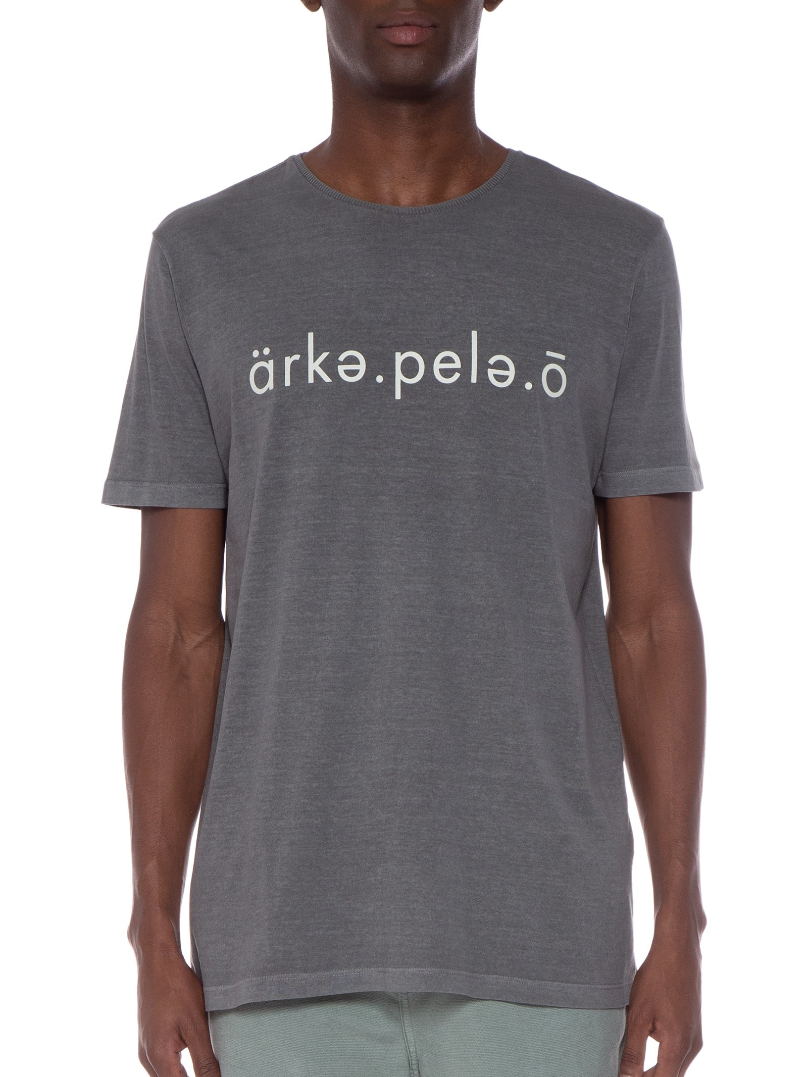 Camiseta Masculina Arkipelago Peito Cinza Kour