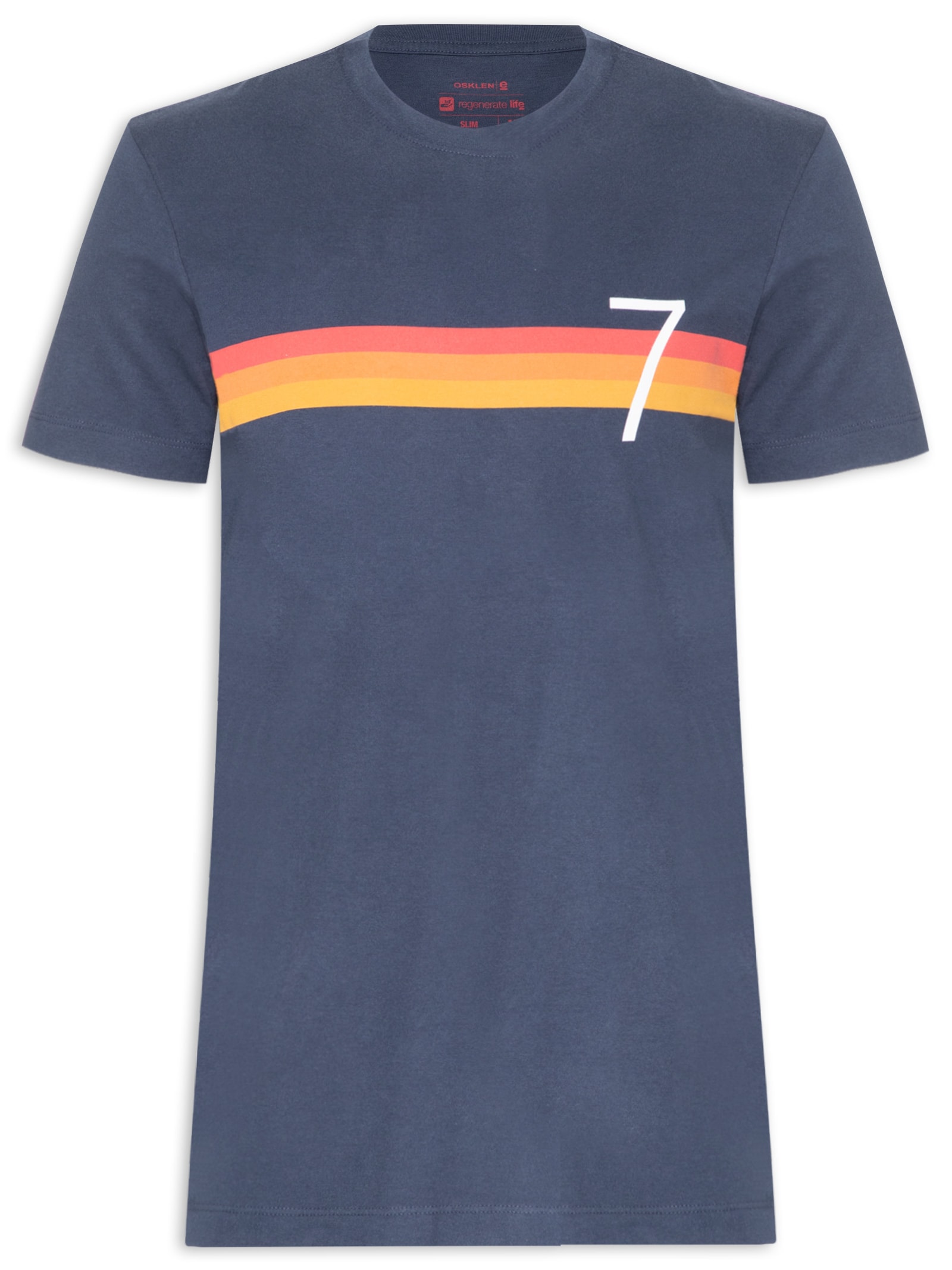 Camiseta Masculina Arpex Sunset Manga Curta - Azul