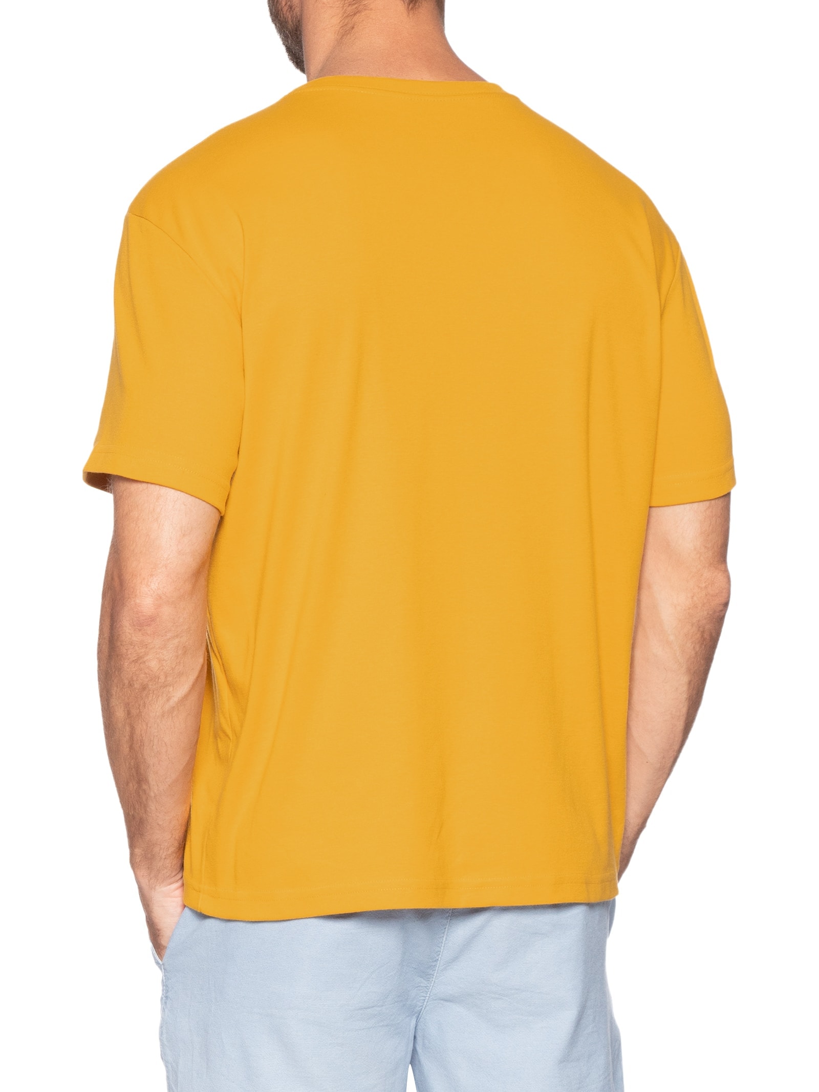 Camiseta Masculina Arpoador Symbol Amarelo Osklen