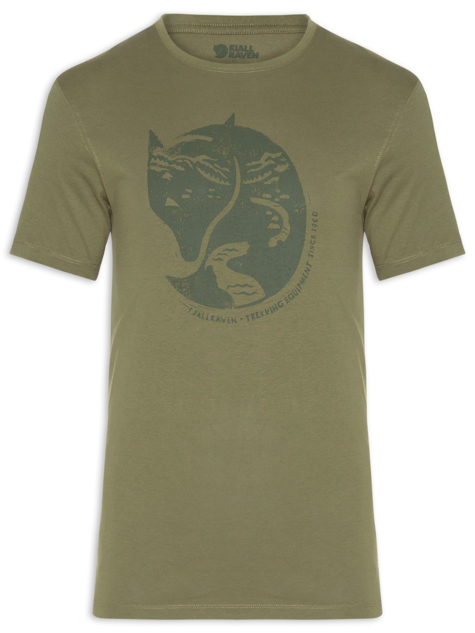 Camiseta Masculina Artic Fox Verde Fjällräven