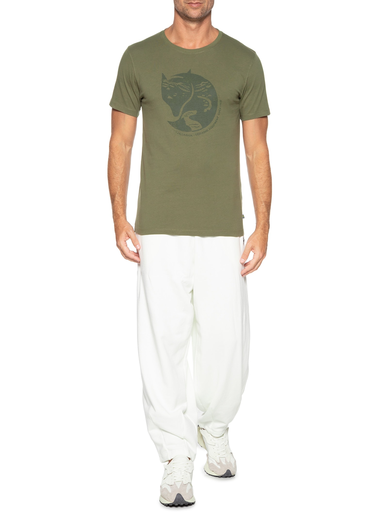 Camiseta Masculina Artic Fox Verde Fjällräven