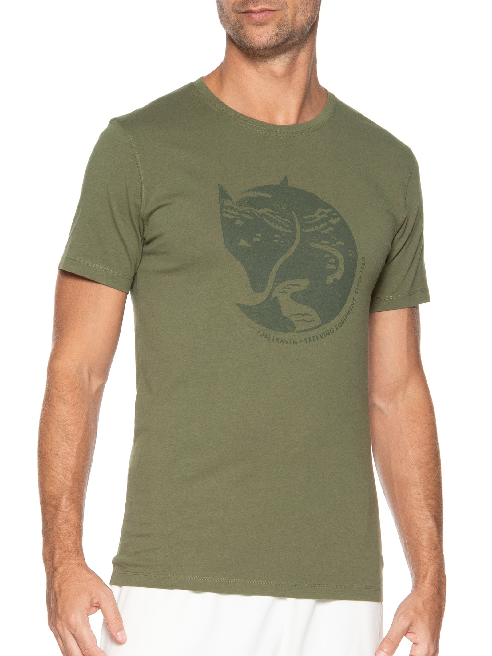 Camiseta Masculina Artic Fox Verde Fjällräven