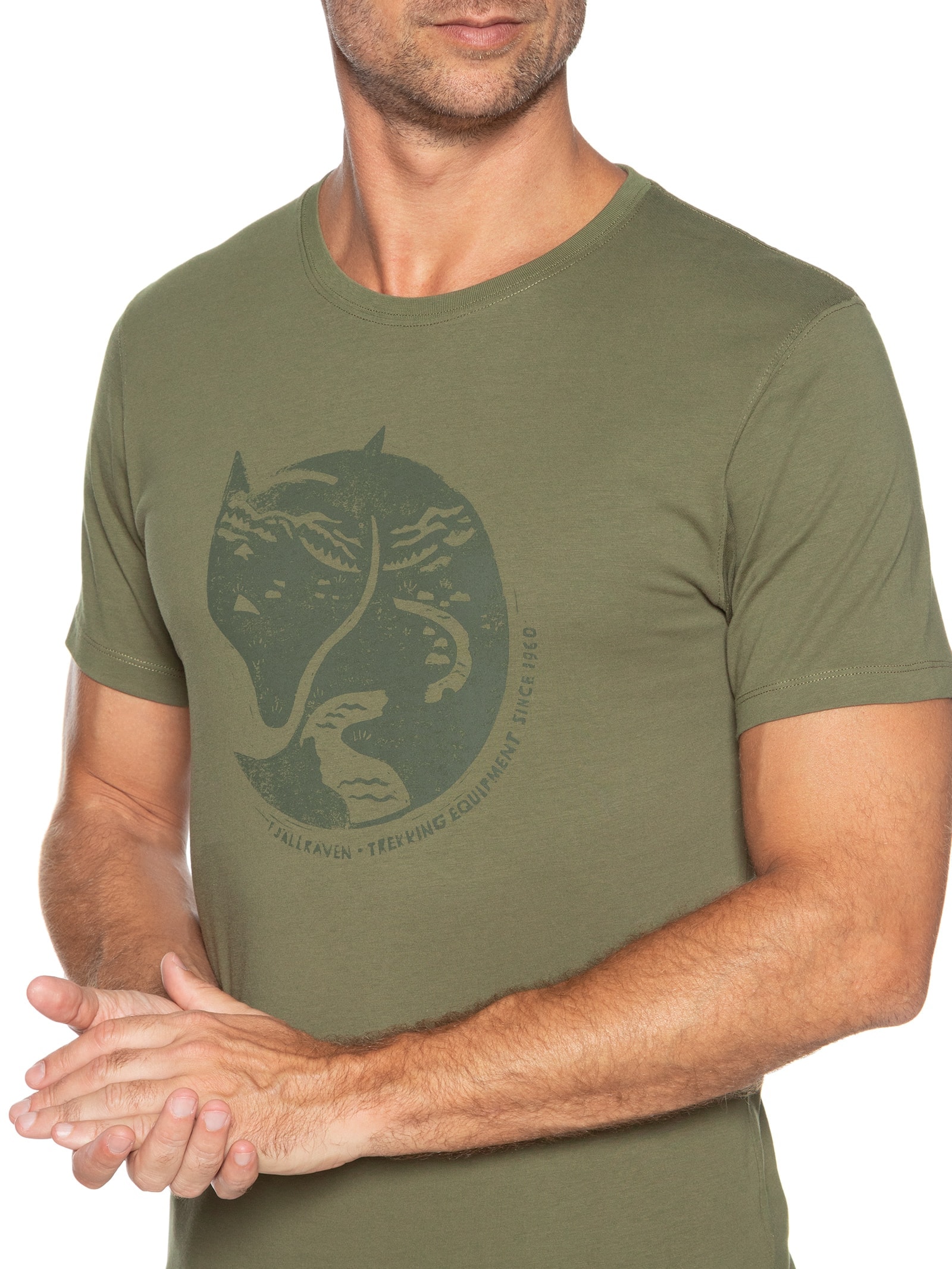 Camiseta Masculina Artic Fox Verde Fjällräven