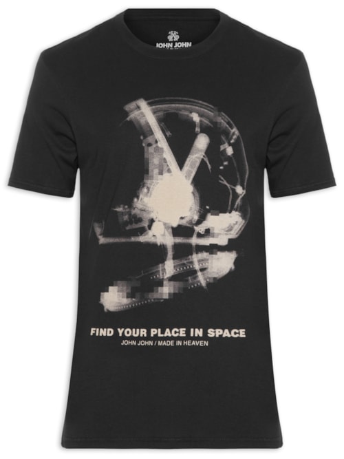 Camiseta Masculina Astronaut – Preto