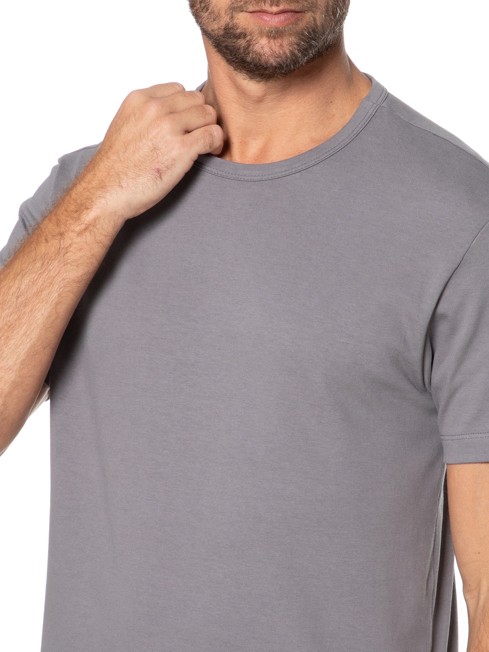 Camiseta Masculina Atlanta Gold Cinza Aramis