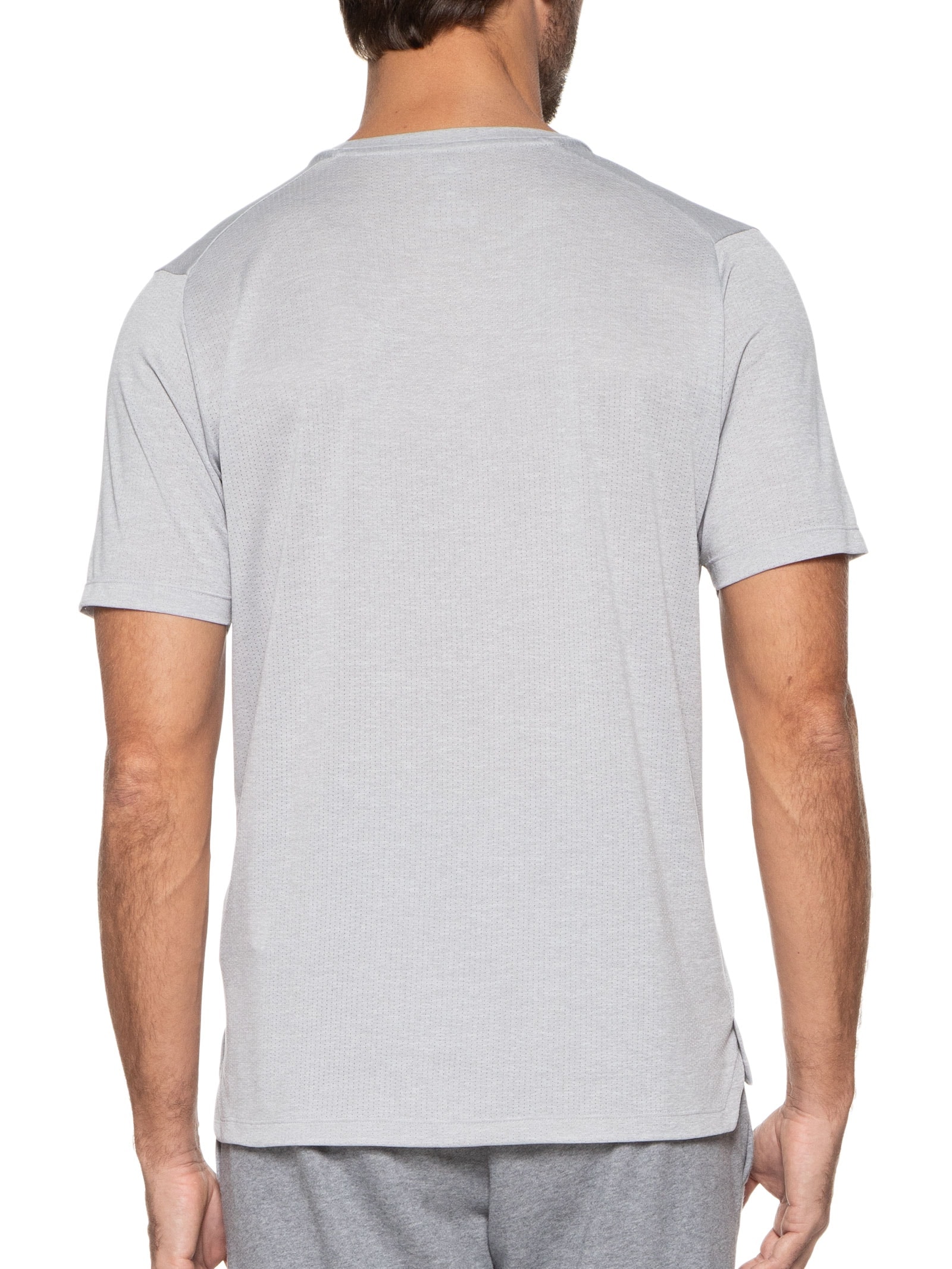 Camiseta Masculina Atlhetics Run Cinza New Balance