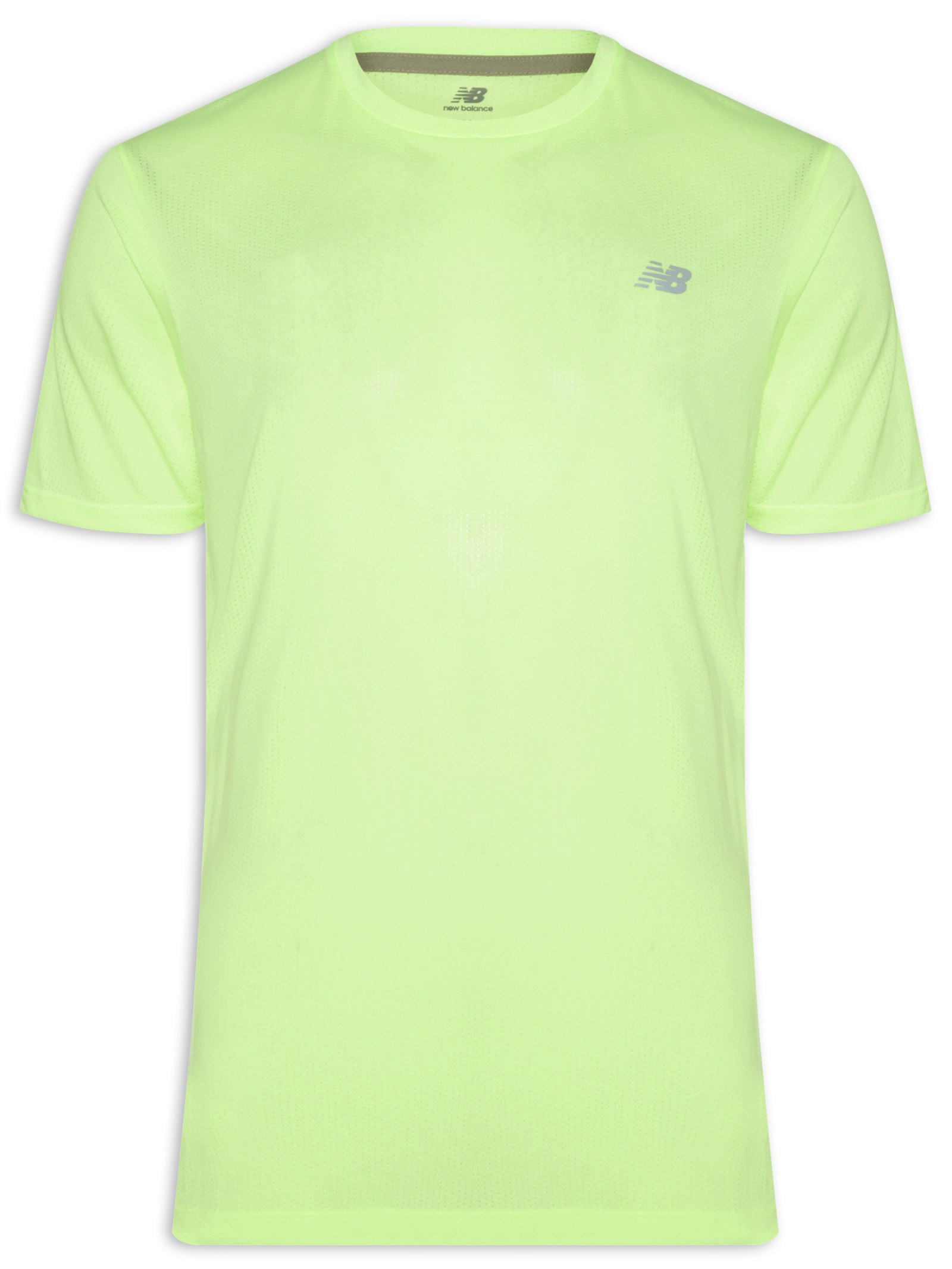 Camiseta Masculina Atlhetics Run Verde New Balance