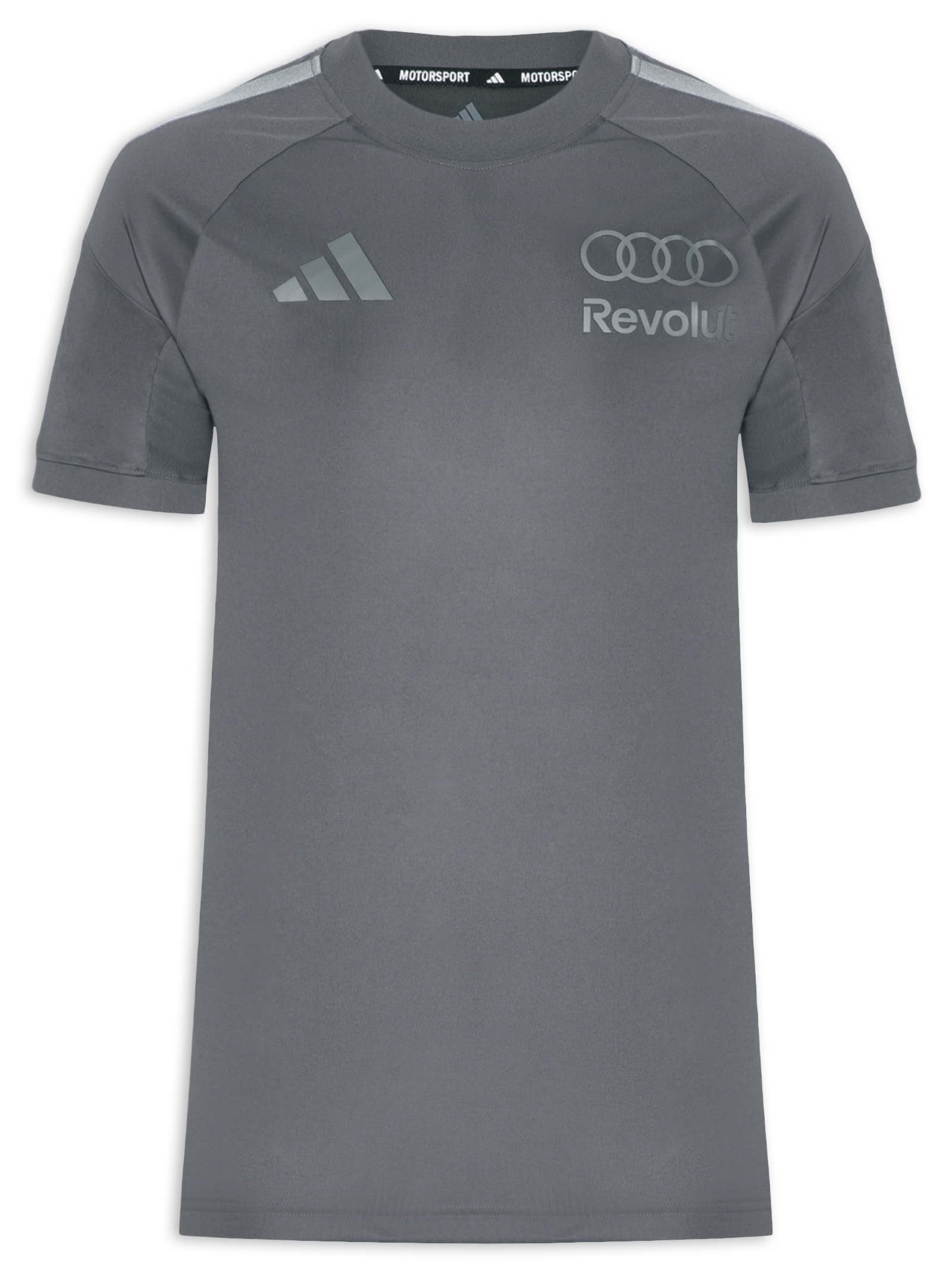 Camiseta Masculina Audi Revolut Driver Cinza Adidas + Audi
