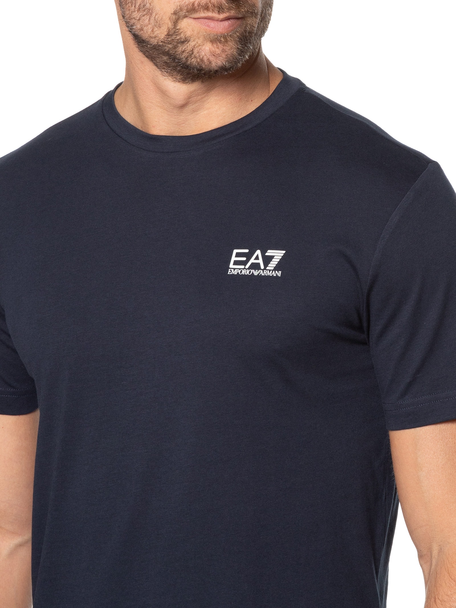 Camiseta Masculina Azul Ea7 Emporio Armani