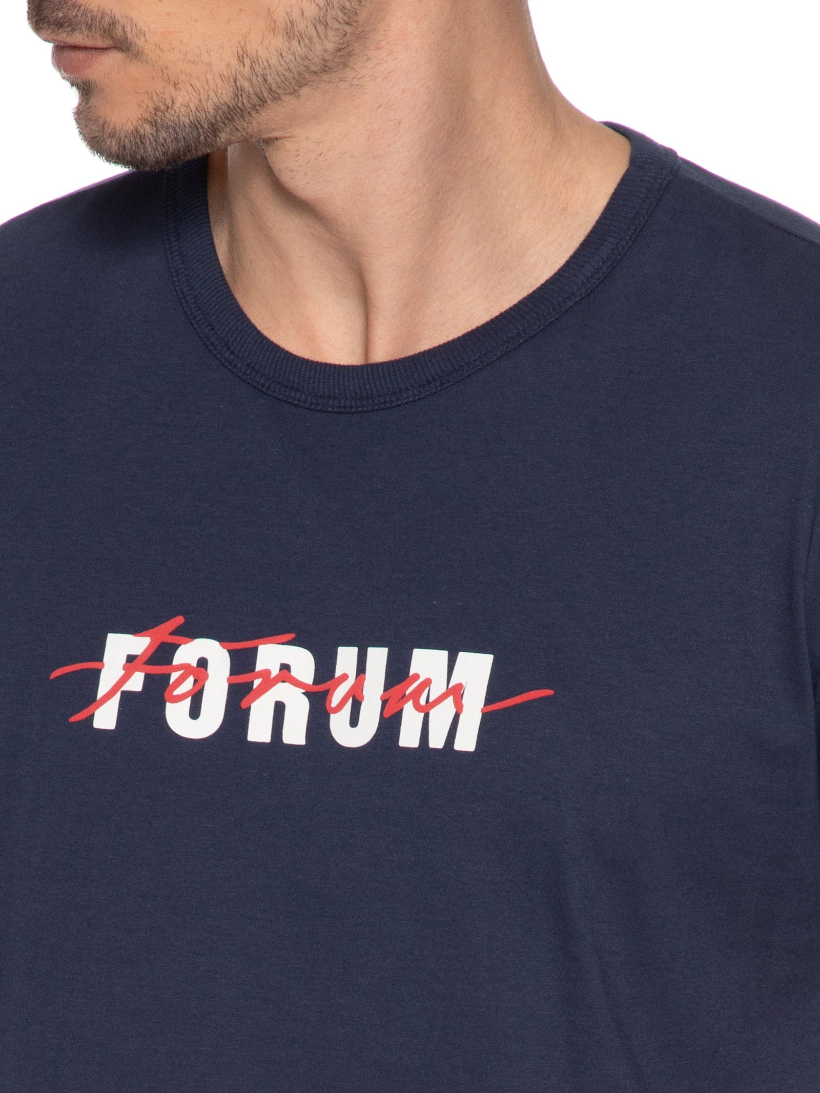 Camiseta Masculina Azul  Forum