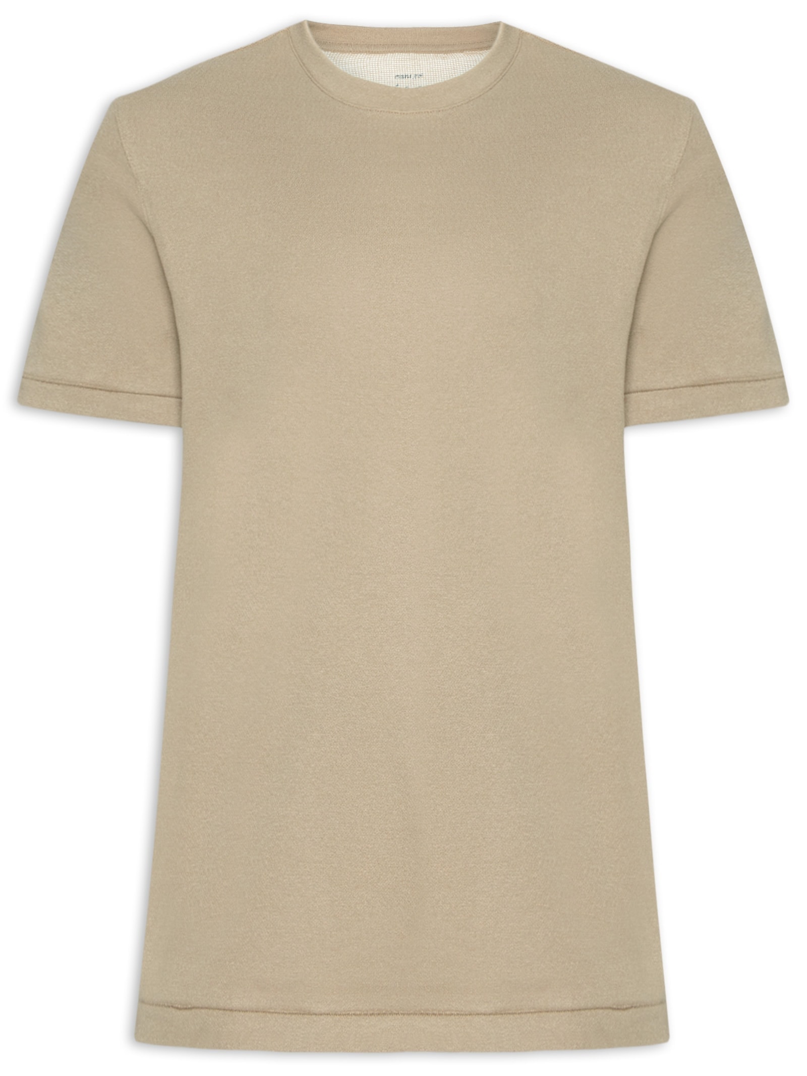 Camiseta Masculina Back Rustic Embroidered Mc Bege Osklen