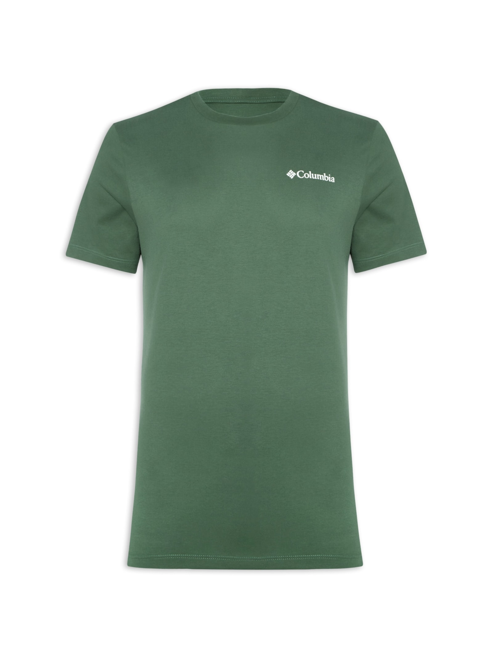 Camiseta Masculina Basic 30R Verde Columbia