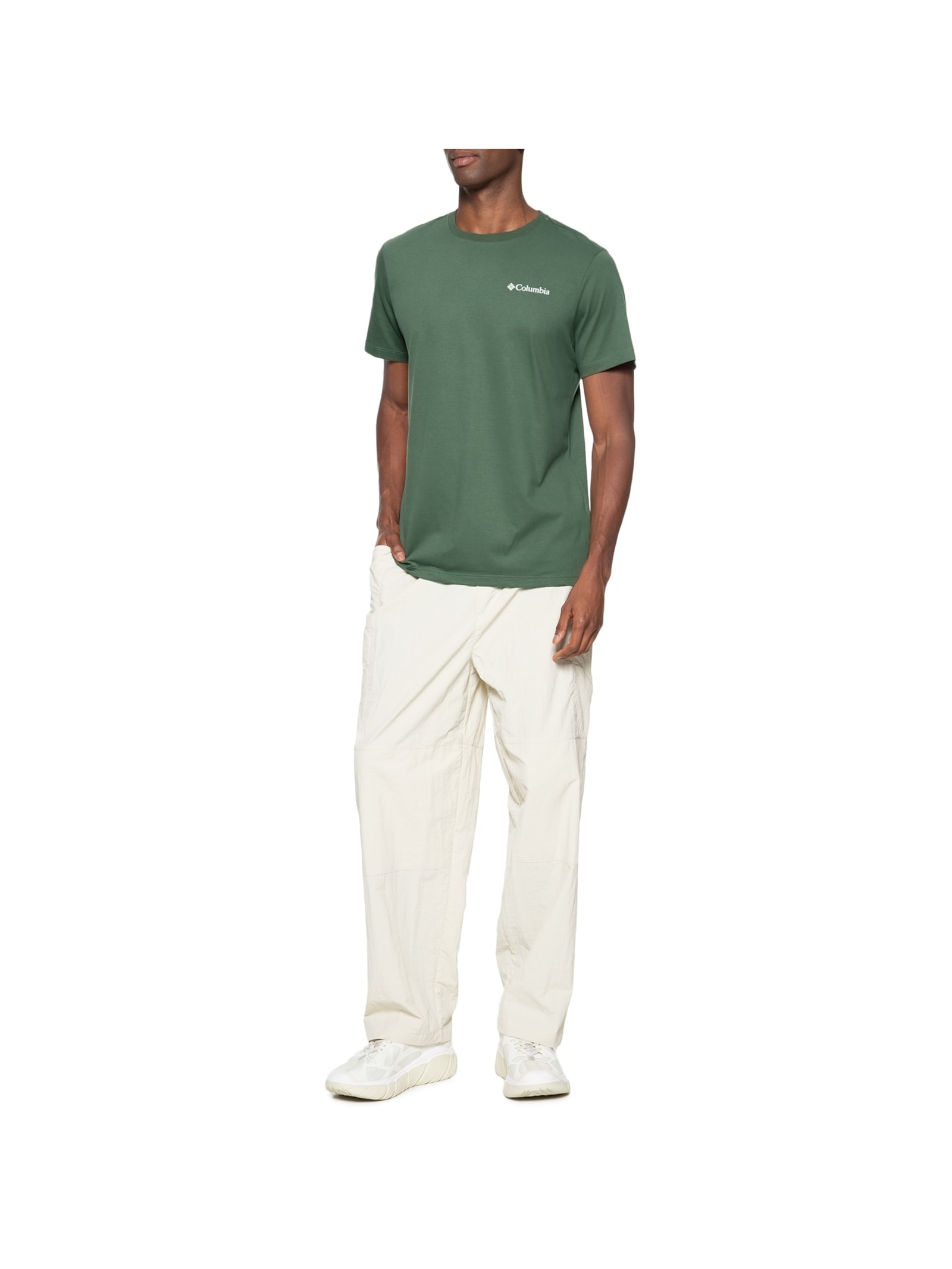 Camiseta Masculina Basic 30R Verde Columbia