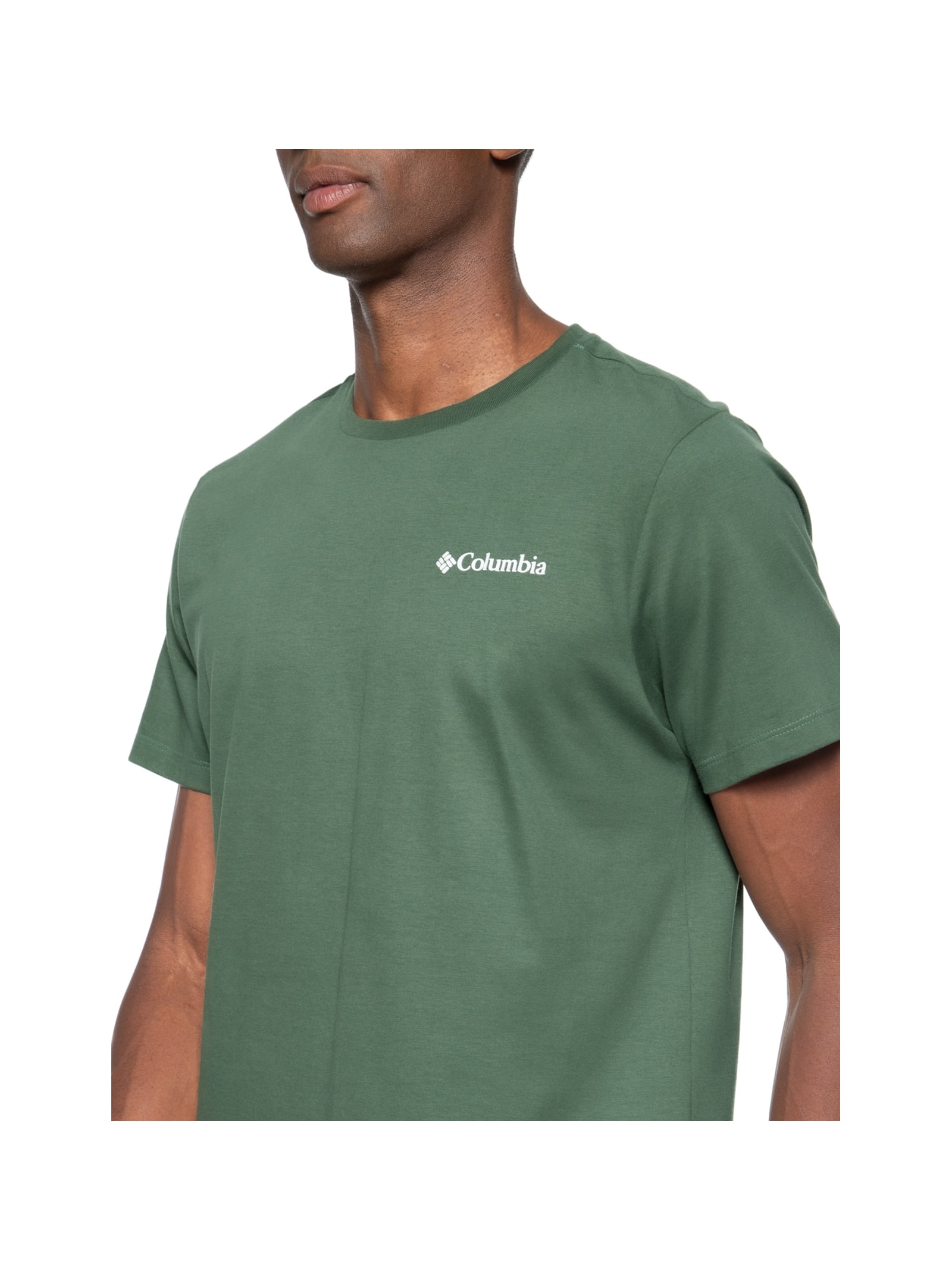 Camiseta Masculina Basic 30R Verde Columbia