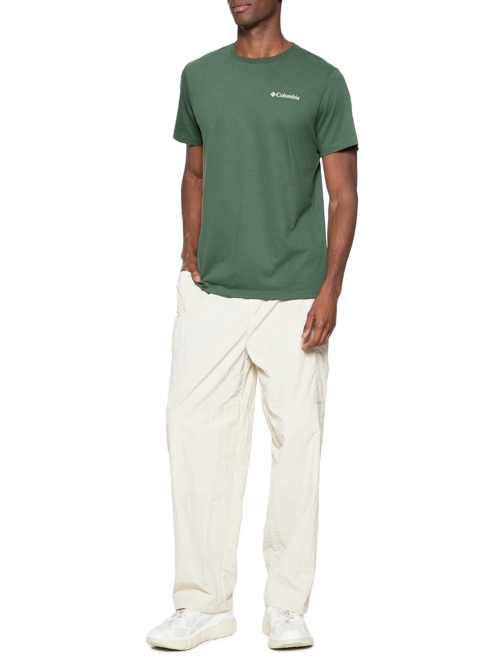 Camiseta Masculina Basic 30R Verde Columbia
