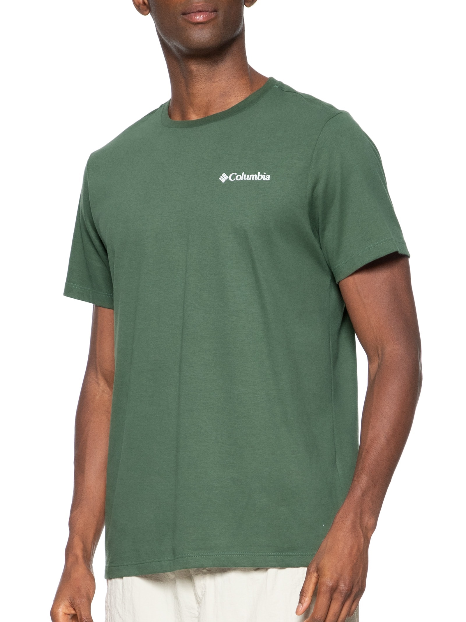 Camiseta Masculina Basic 30R Verde Columbia