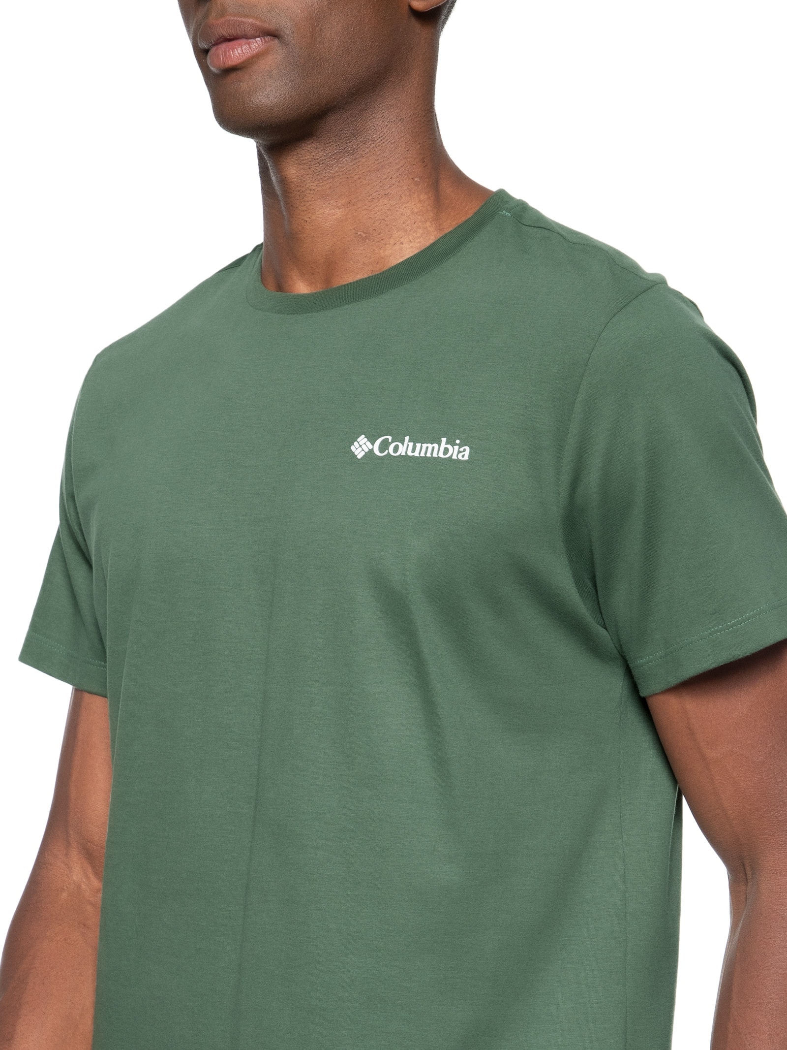 Camiseta Masculina Basic 30R Verde Columbia