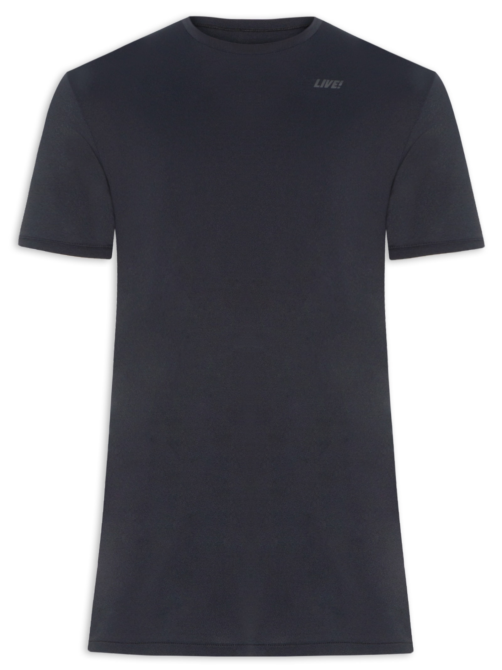 Camiseta Masculina Basic Comfort Men Preto Live!