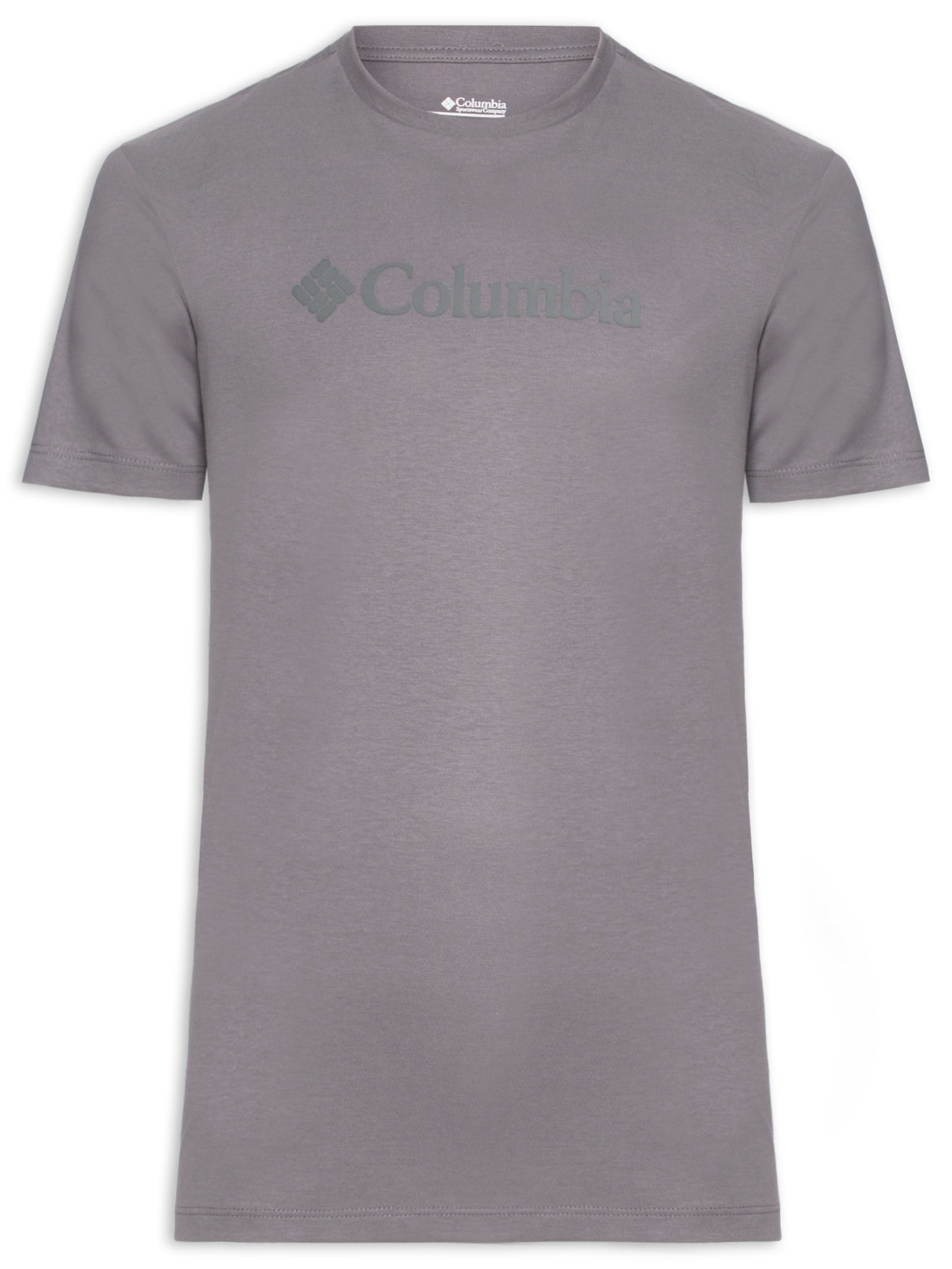 Camiseta Masculina Basic Logo II Branded Shadow Cinza Columbia