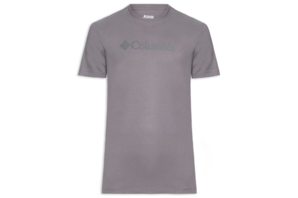 Camiseta Masculina Basic Logo II Branded Shadow - Cinza