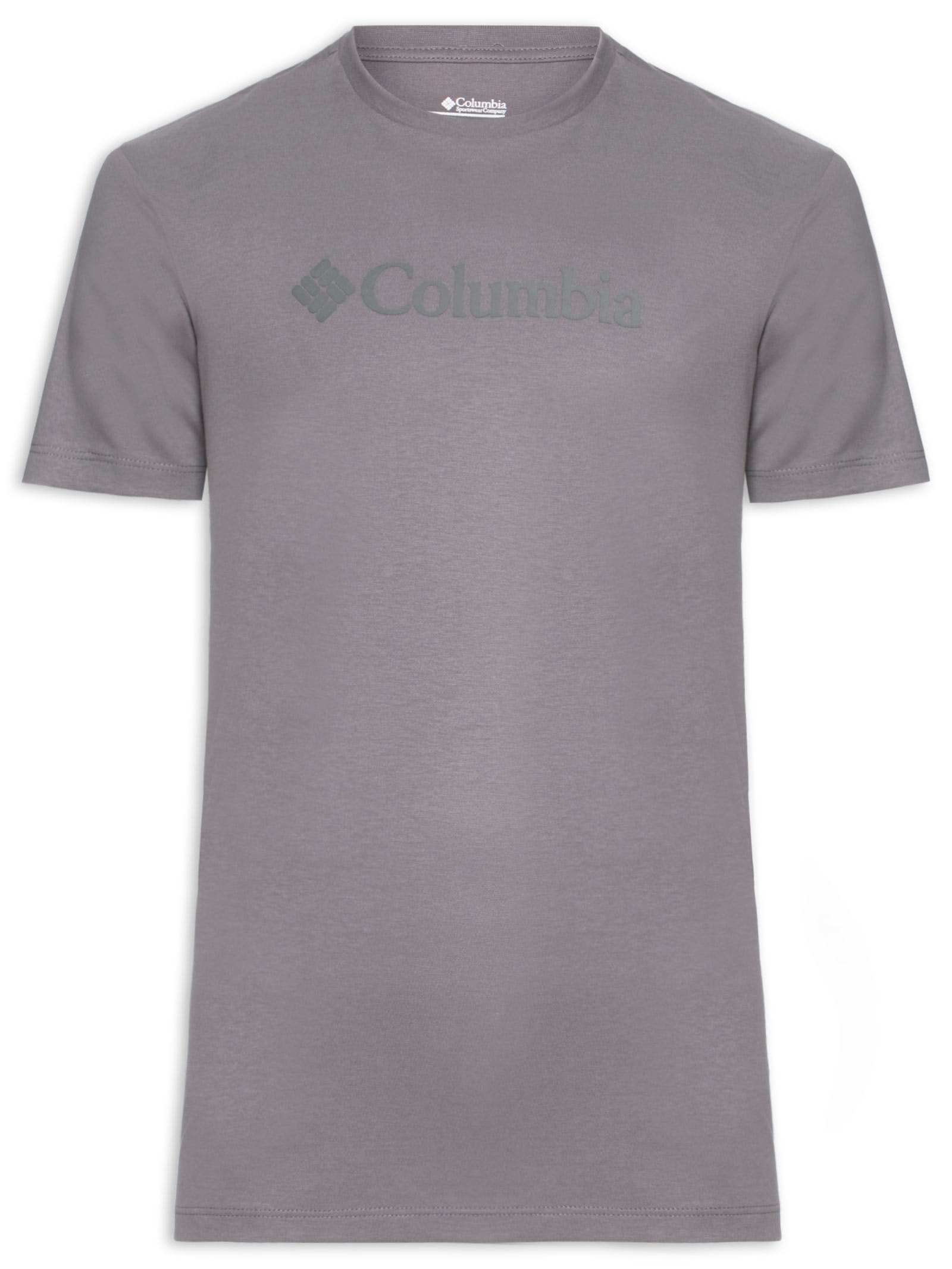 Camiseta Masculina Basic Logo II Branded Shadow Cinza Columbia
