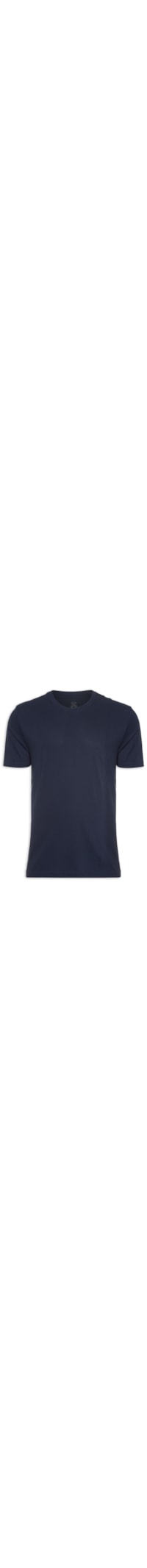 Camiseta Masculina Basic Pima - Azul
