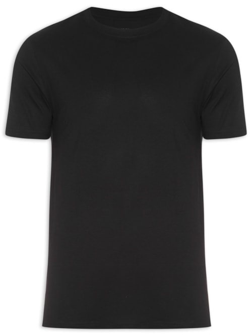 Camiseta Masculina Basic Pima – Preto