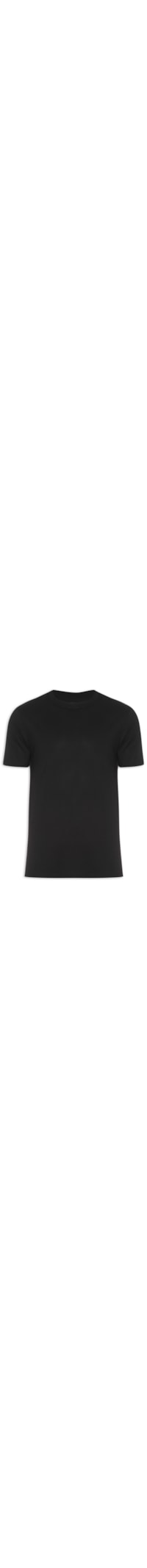 Camiseta Masculina Basic Pima - Preto