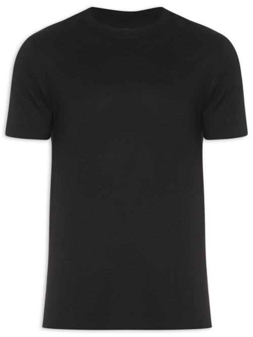 Camiseta Masculina Basic Pima – Preto