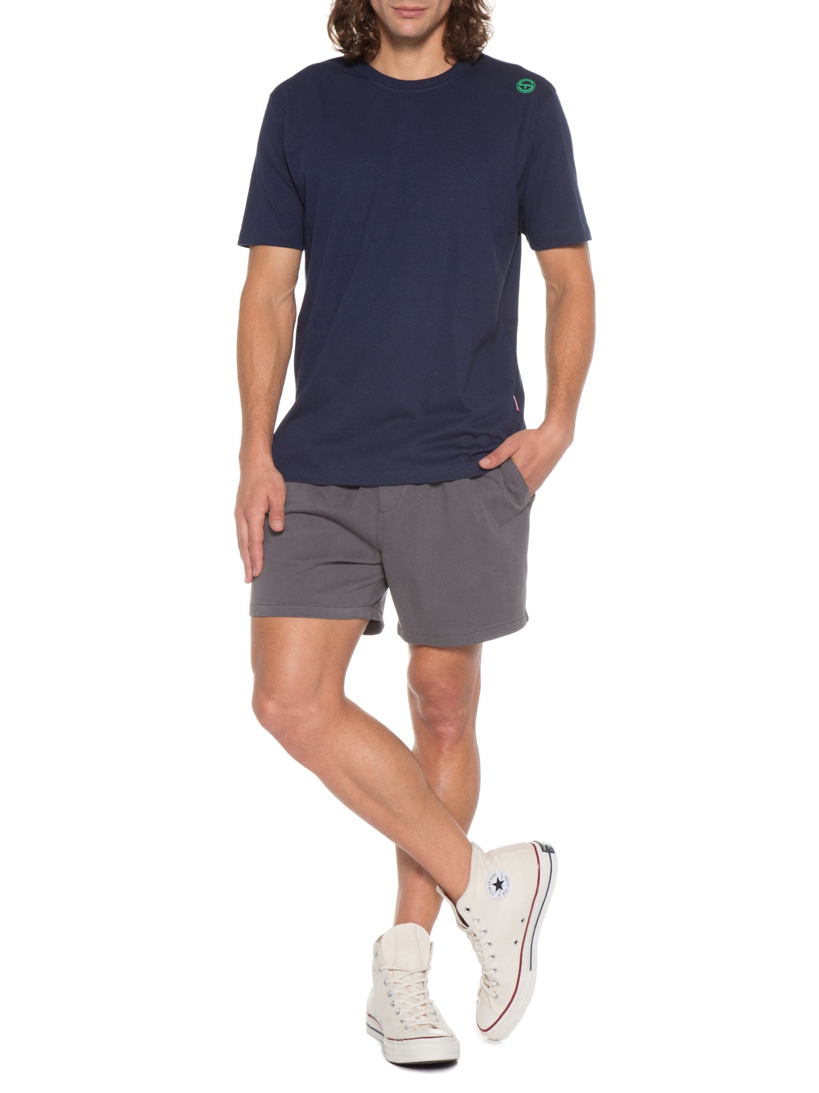 Camiseta Masculina Basic Soul Azul Ots