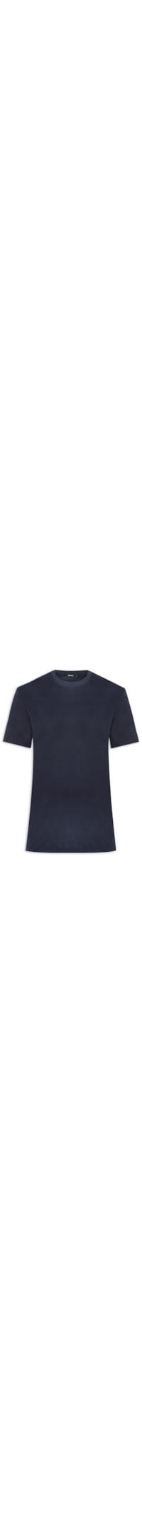 Camiseta Masculina Básica Algodão Premium - Azul