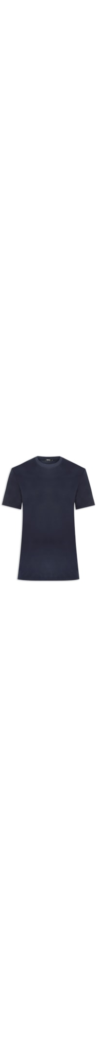 Camiseta Masculina Básica Algodão Premium - Azul