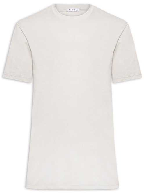 Camiseta Masculina Básica Algodão Premium – Cinza