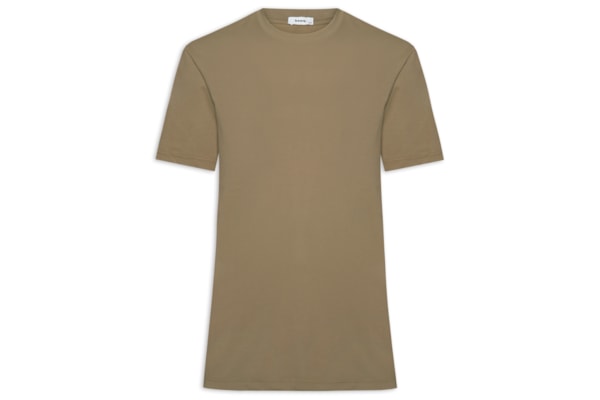 Camiseta Masculina Básica Algodão Premium - Marrom