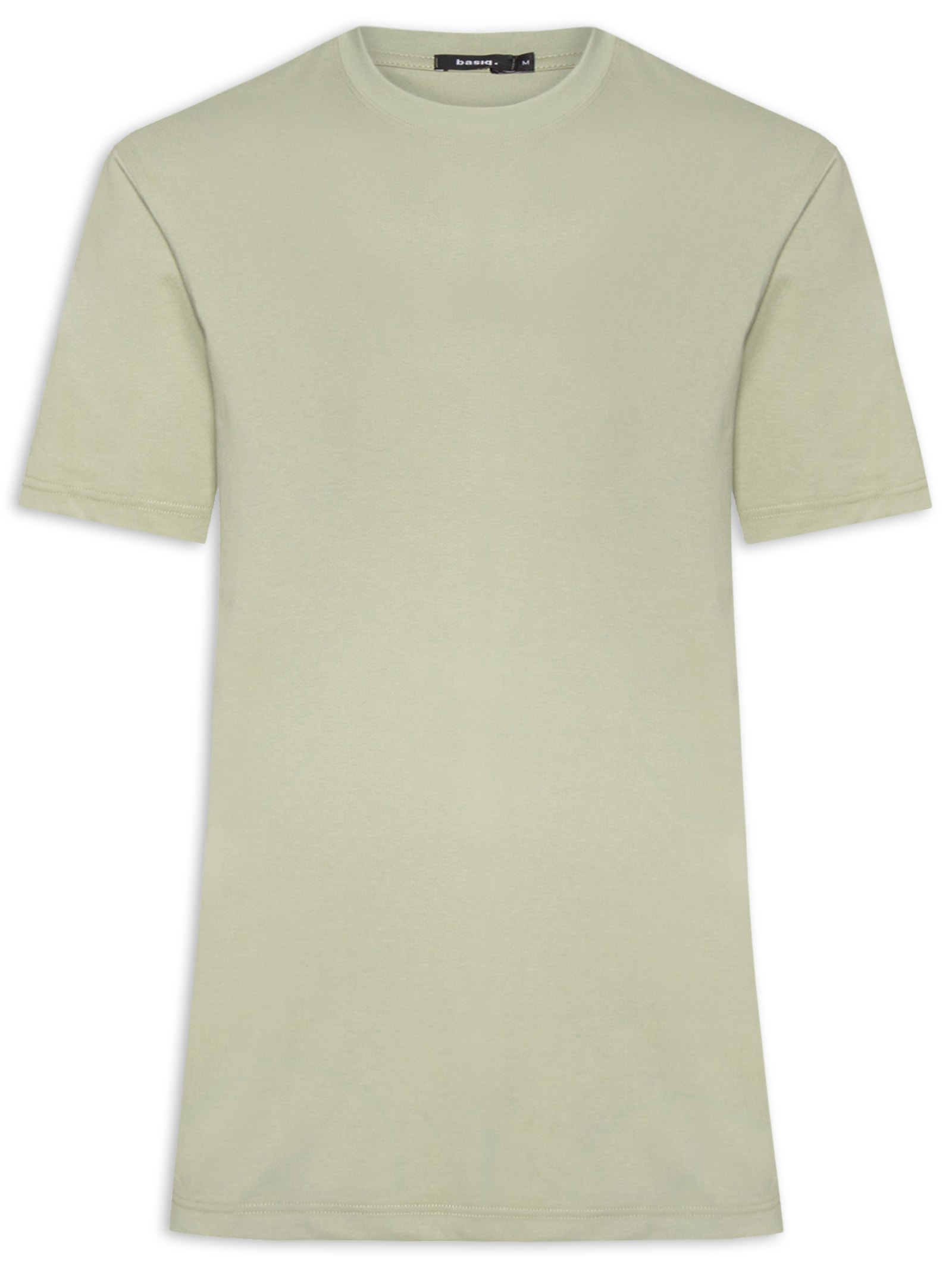 Camiseta Masculina Básica Algodão Premium Verde Basiq Men