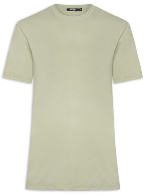 Camiseta Masculina Básica Algodão Premium – Verde