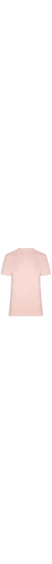 Camiseta Masculina Básica Algodão - Rosa