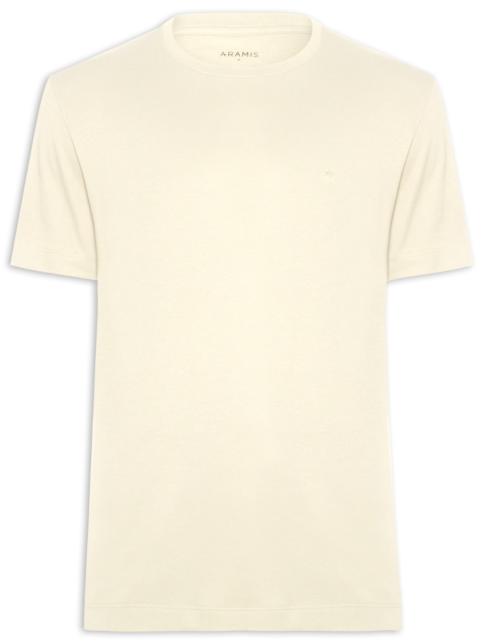Camiseta Masculina Básica Amarelo Aramis
